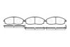 ROADHOUSE 2703.02 Brake Pad Set, disc brake